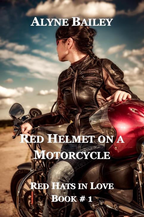 Red Helmet on a Motorcycle